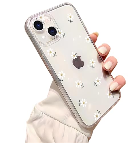 Einaily Transparent Handyhülle für iPhone 14 Pro Hülle, Durchsichtig Aesthetic Gänseblümchen Muster Case Weich Silikon TPU Stoßfeste Kratzfest Schutzhülle Frauen Mädchen Mode Cover für iPhone 14 Pro Einaily Transparent Handyhülle für iPhone 14 Pro Hülle, Durchsichtig Aesthetic Gänseblümchen Muster Case Weich Silikon TPU Stoßfeste Kratzfest Schutzhülle Frauen Mädchen Mode Cover für iPhone 14 Pro von Einaily
