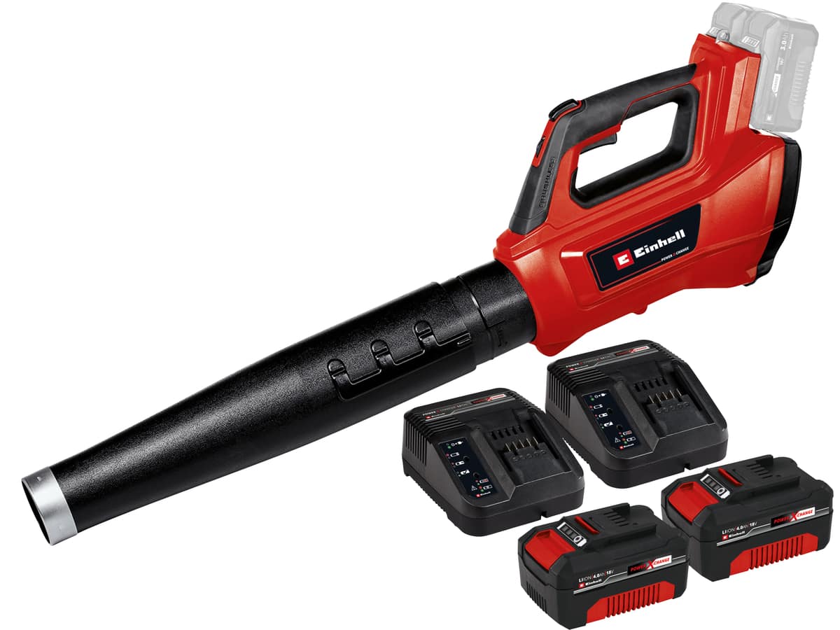 EINHELL PROFESSIONAL Akku-Laubbläser GE-LB 36/210 Li E Kit (2x 4,0 Ah) von Einhell Professional