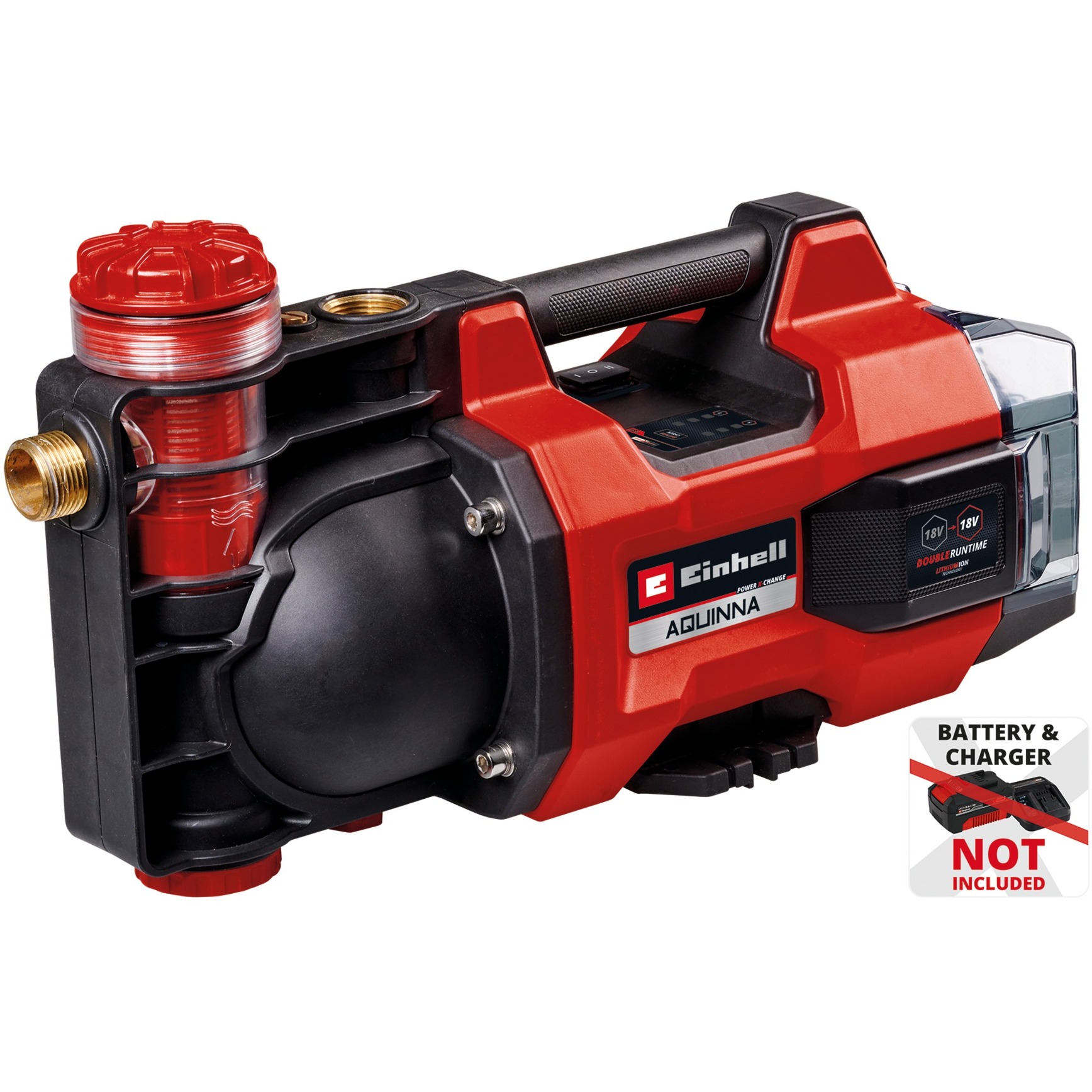 Akku-Gartenpumpe AQUINNA 18/30 F LED, 18Volt Akku-Gartenpumpe AQUINNA 18/30 F LED, 18Volt von Einhell