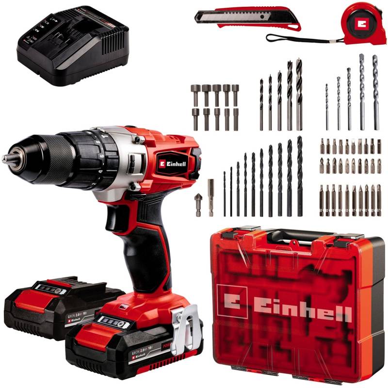 Akku-Schlagbohrschrauber TE-CD 18/2 Li-i +64, 18Volt von Einhell