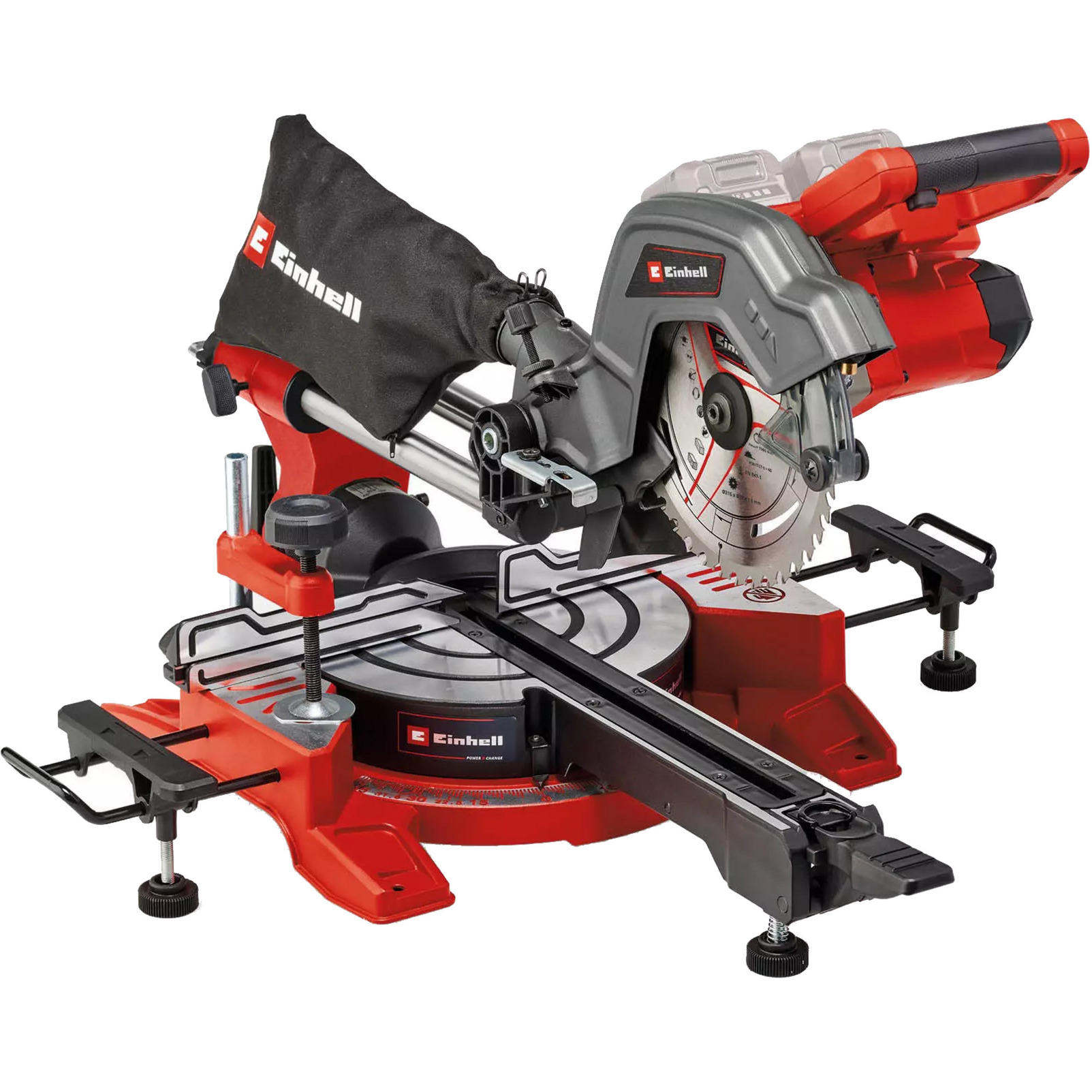 Akku-Zug-Kapp-und Gehrungssäge TE-SM 36/8 L Li-Solo, 36Volt (2x18V) von Einhell