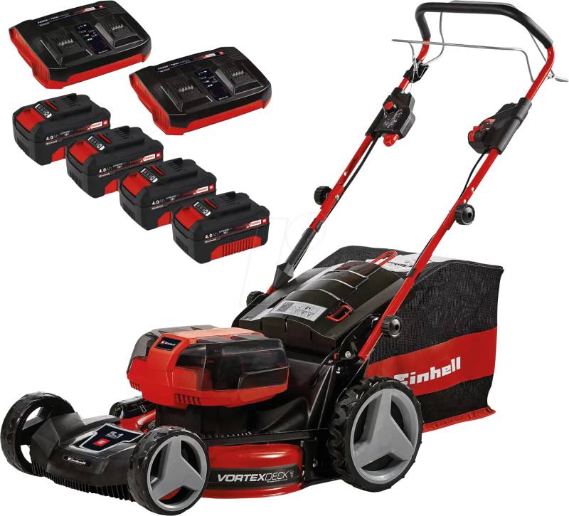 EINHELL 3413200 - Akku-Rasenmäher GP-CM 36/47 S HW, Power X-Change , mit Akku von Einhell