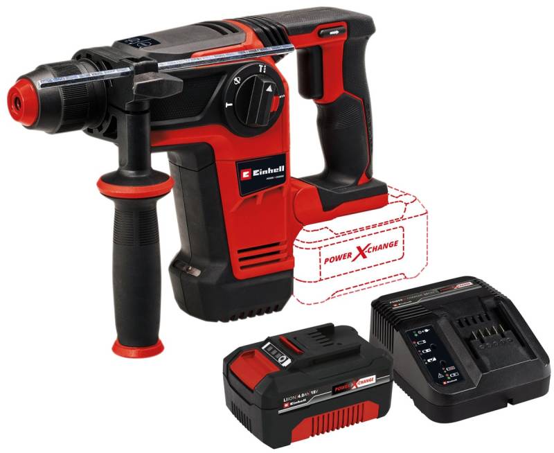EINHELL PROFESSIONAL Akku-Bohrhammer TP-HD 18/26 LI BL Kit (1x 4,0 Ah) von Einhell Professional