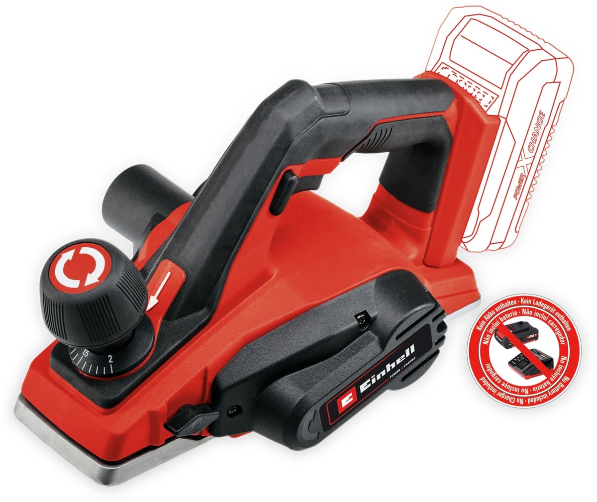 EINHELL Akku-Hobel TE-PL 18/82 Li Solo von Einhell