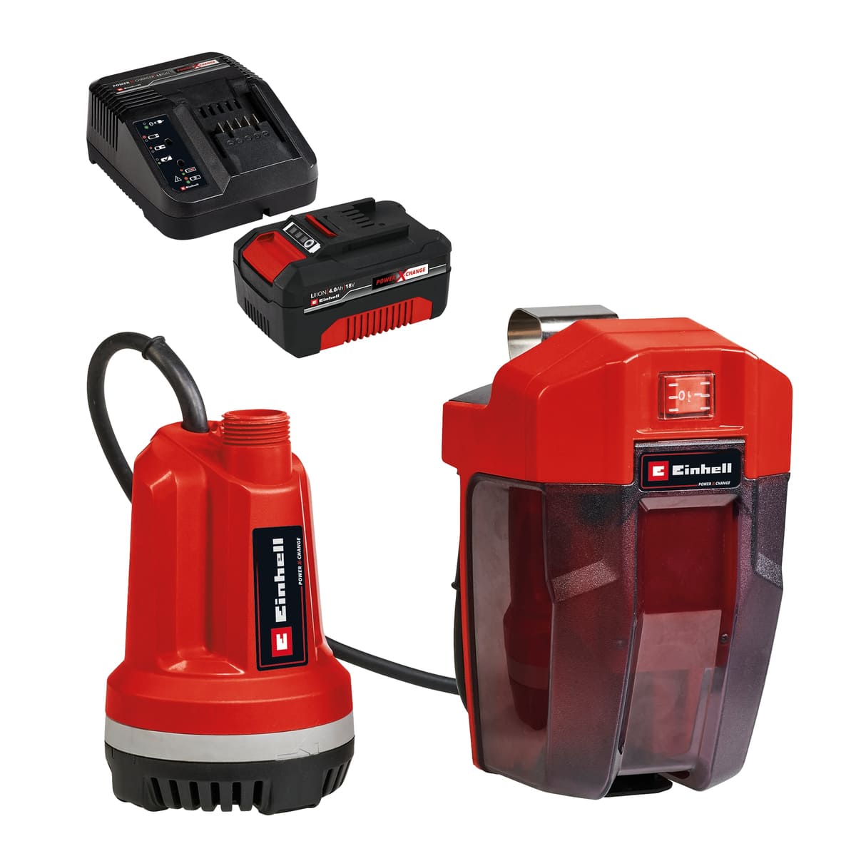 EINHELL Akku-Klarwasserpumpe GE-PP 18 RB Li + Starterset EINHELL Akku-Klarwasserpumpe GE-PP 18 RB Li + Starterset von Einhell