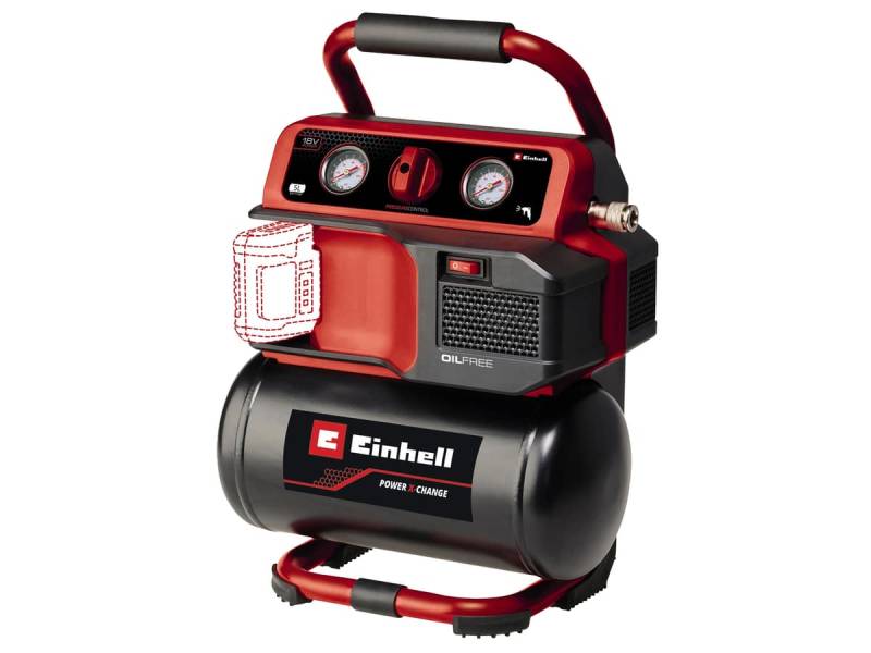 EINHELL Akku-Kompressor TE-AC 18/75 Li OF-Solo von Einhell