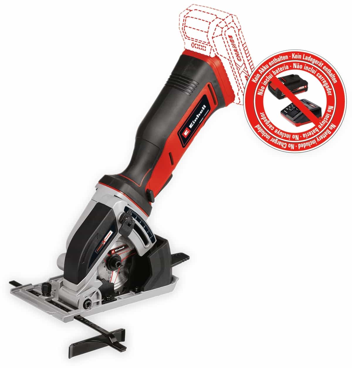 EINHELL Akku-Mini-Handkreissäge TE-CS 18/89 Li Solo von Einhell