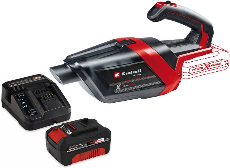 EINHELL Akku-Sauger TE-HV 18/06 Li Kit (1x 4,0 Ah) von Einhell