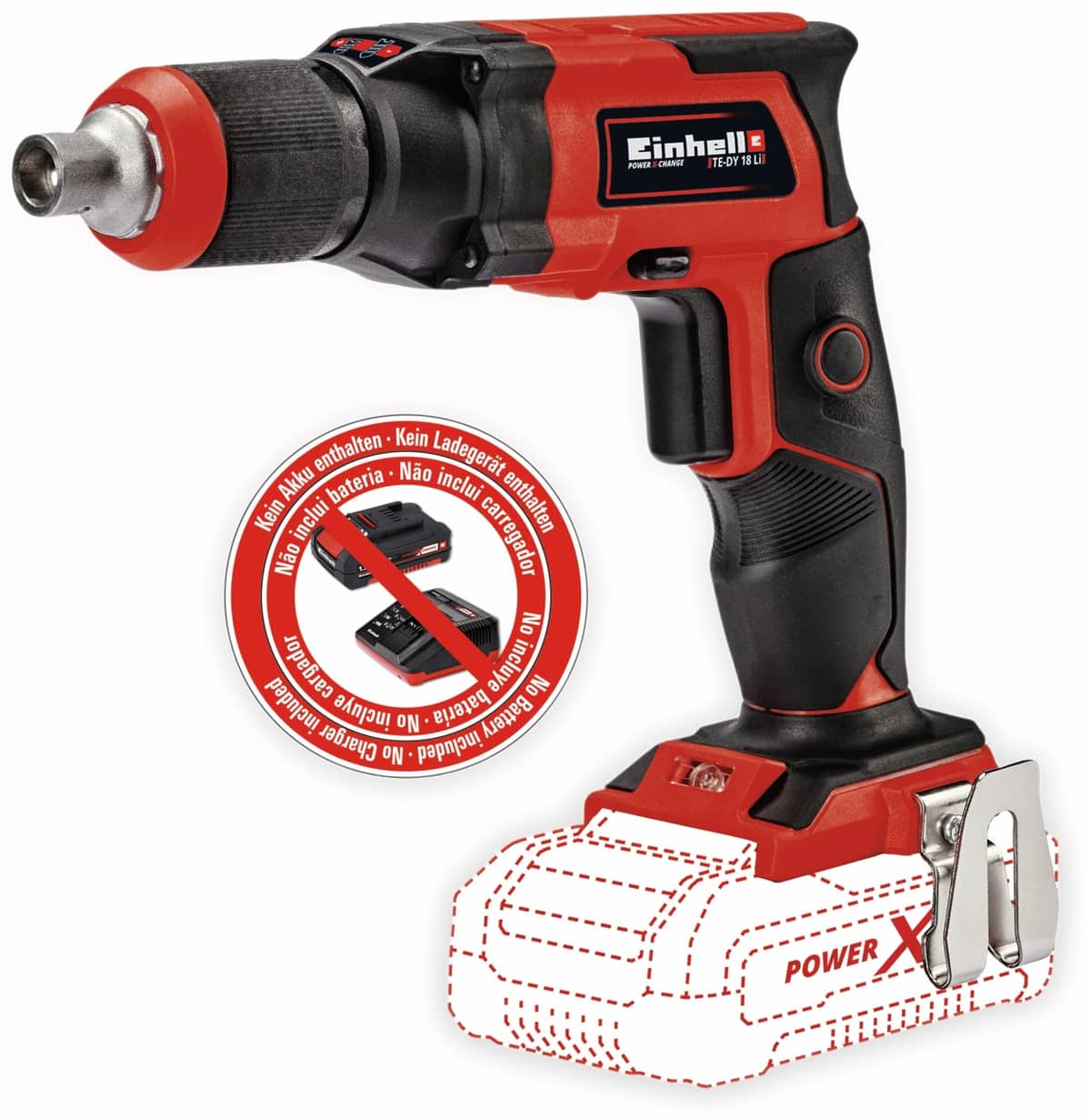 EINHELL Akku-Trockenbauschrauber TE-DY 18 Li Solo EINHELL Akku-Trockenbauschrauber TE-DY 18 Li Solo von Einhell