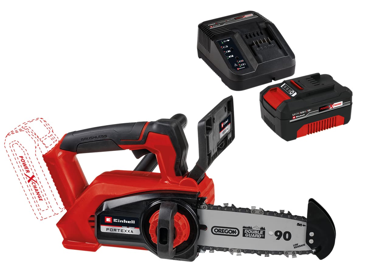 EINHELL Einhand-Akku-Kettensäge FORTEXXA 18/20 TH Kit (1x 4,0 Ah) von Einhell