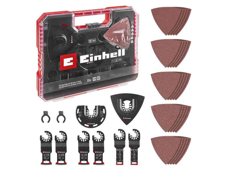 EINHELL Multitool-Set, 708136, XL-PLUS-Case, 35-teilig von Einhell