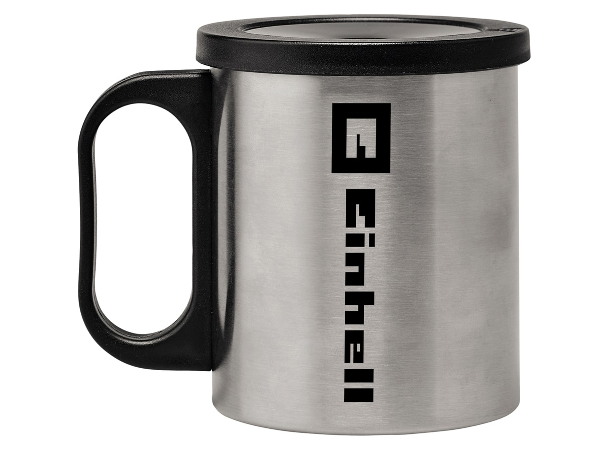 EINHELL Original Kaffeetasse, 240 ml mit Deckel, Edelstahl, staubdicht EINHELL Original Kaffeetasse, 240 ml mit Deckel, Edelstahl, staubdicht von Einhell