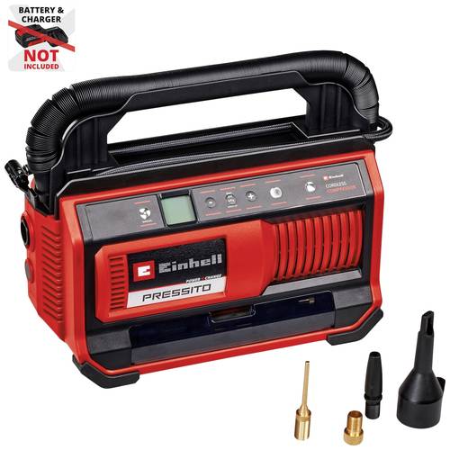 Einhell 4020420 Akku-Kompressor PRESSITO 18/25 Power X-Change 11 bar Digitales Display von Einhell