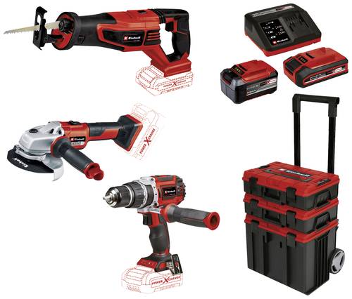 Einhell 5 tlg. Set Power X-Change 4326444 Werkzeugset Universal, Akkugeräte, Bohr- und Schlagbohrma Einhell 5 tlg. Set Power X-Change 4326444 Werkzeugset Universal, Akkugeräte, Bohr- und Schlagbohrma von Einhell