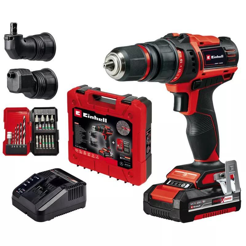 Einhell Akku-Bohrschrauber TE-CD 18/45 3X-Li +22 1x2,0Ah (4513990) Einhell Akku-Bohrschrauber TE-CD 18/45 3X-Li +22 1x2,0Ah (4513990) von Einhell