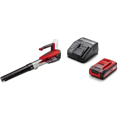 Einhell Akku-Laubbläser GP-LB 18/200 Li E Power X-Change (bürstenloser Motor, Drehzahlregulierung, Axialgebläse-Technologie, inkl. 3,0 Ah PLUS Akku & Ladegerät) von Einhell
