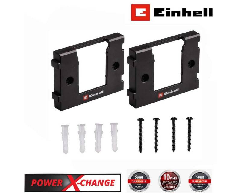 Einhell Einhell Akku-Wandhalterung für alle Power X-Change Akkus (2 Stk) Wandhalterung von Einhell
