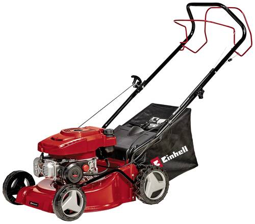 Einhell GC-PM 40/2 S Benzin Rasenmäher Höhenverstellbarer Griff mit Klappfunktion 2000W Schnittbre von Einhell