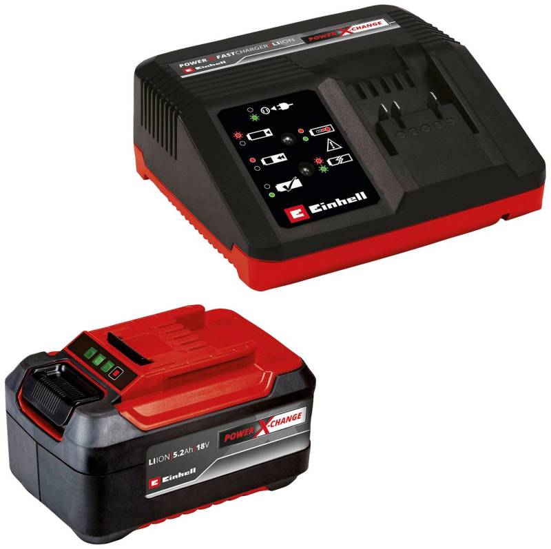 Einhell »PXC-Starter-Kit« Akku Starter-Set, 18 V, 5,2 Ah, inkl. Schnellladegerät von Einhell
