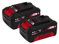 Einhell PXC-Twinpack 4,0 Ah, Battery, Lithium-Ion (Li-Ion), 4 Ah, 18 V, Einhell, Black, Red von Einhell