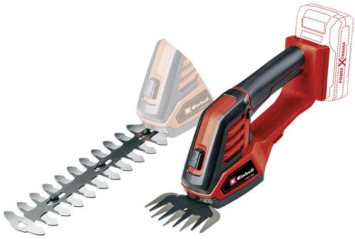 Einhell Power X-Change Akku-Gras- und Strauchschere GE-CG 18/100 Li-Solo Akku Grasschere Softgriff von Einhell