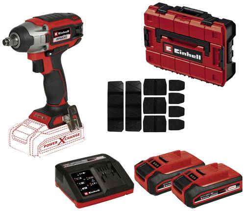 Einhell Power X-Change IMPAXXO 18/230 (2x3,0 Ah), E-Case 4326445 Akku-Schlagschrauber 18V Anzahl mit von Einhell