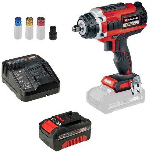 Einhell Power X-Change IMPAXXO 18/400 + 4,0Ah PXC Starter Kit 4326441 Akku-Schlagschrauber 18V Anzah von Einhell