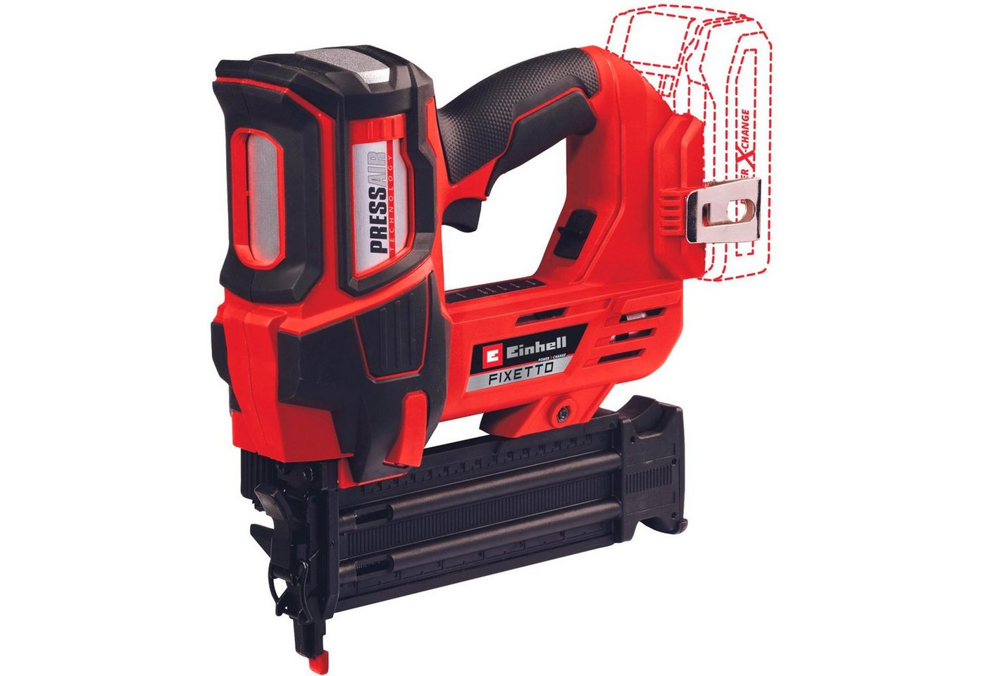 Einhell Professional Akku-Nagler FIXETTO 18/50 N - Solo, 18Volt Akku von Einhell