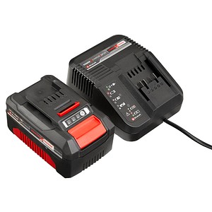Einhell Werkzeugakku mit Schnellladegerät PXC Starter Kit Lithium-Ionen 4,0 Ah Einhell Werkzeugakku mit Schnellladegerät PXC Starter Kit Lithium-Ionen 4,0 Ah von Einhell
