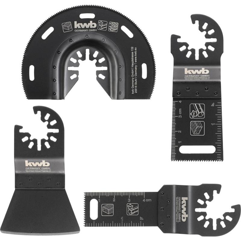 Multitool-Set 49708850, 4-teilig, Sägeblatt-Satz von Einhell