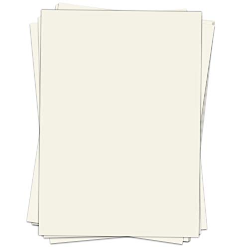 50 Blatt Briefpapier (A4) | Alt-weiss Vintage | Motivpapier | edles Design Papier | beidseitig bedruckt | Bastelpapier | 90 g/m² von Einladungskarten Manufaktur Hamburg