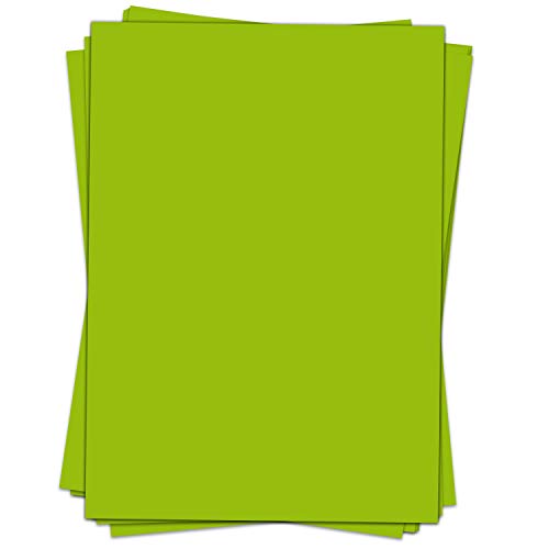 50 Blatt Briefpapier (A4) | einfarbig Grün | Motivpapier | edles Design Papier | beidseitig bedruckt | Bastelpapier | 90 g/m² von Einladungskarten Manufaktur Hamburg