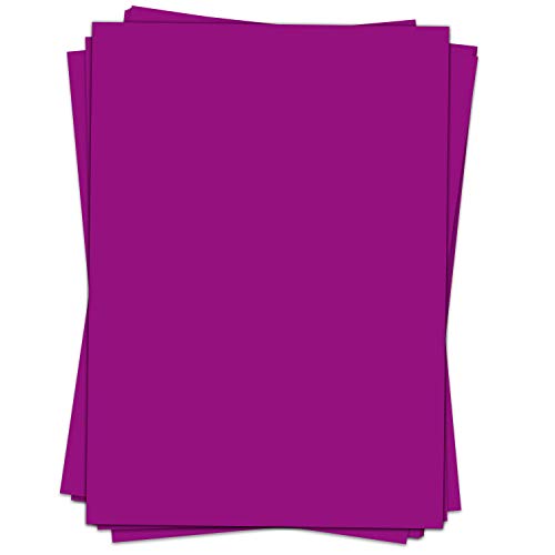 50 Blatt Briefpapier (A4) | einfarbig Lila | Motivpapier | edles Design Papier | beidseitig bedruckt | Bastelpapier | 90 g/m² von Einladungskarten Manufaktur Hamburg