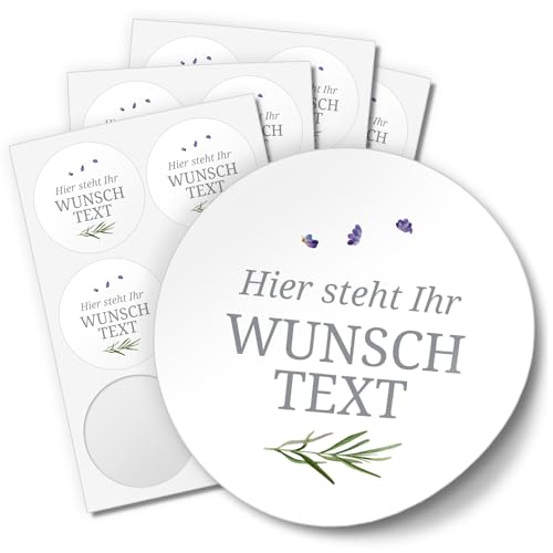 Einladungskarten Manufaktur Hamburg 24 PERSONALISIERTE Aufkleber mit Wunschtext individualisiert anpassbar Namen Datum Etiketten rund 4cm, Lavendel Einladungskarten Manufaktur Hamburg 24 PERSONALISIERTE Aufkleber mit Wunschtext individualisiert anpassbar Namen Datum Etiketten rund 4cm, Lavendel von Einladungskarten Manufaktur Hamburg
