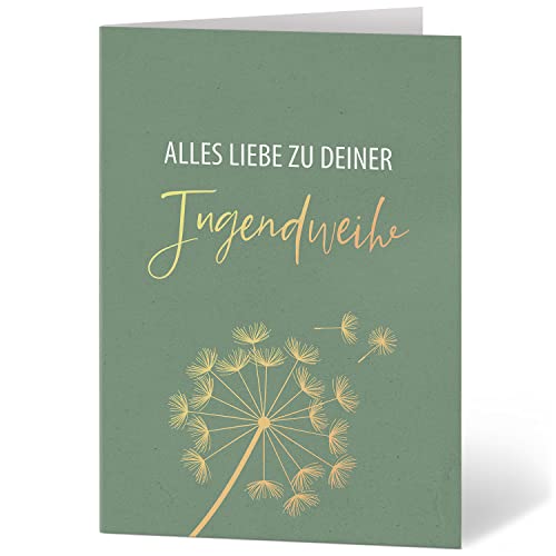 Einladungskarten Manufaktur Hamburg XXL Glückwunschkarte A4 zur Jugendweihe - große Karte mit Umschlag Jugendfeier Grußkarte für Jungen und Mädchen Motiv 19 Einladungskarten Manufaktur Hamburg XXL Glückwunschkarte A4 zur Jugendweihe - große Karte mit Umschlag Jugendfeier Grußkarte für Jungen und Mädchen Motiv 19 von Einladungskarten Manufaktur Hamburg