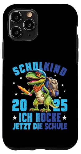 Schulkind 2025 cooler Dino Ich Rocke Jetzt Die Schule Kinder Hülle für iPhone 11 Pro Schulkind 2025 cooler Dino Ich Rocke Jetzt Die Schule Kinder Hülle für iPhone 11 Pro von Einschulung Kinder Kita Abschied Erstklässler