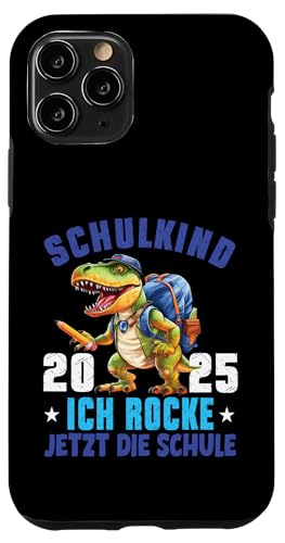 Schulkind 2025 cooler Dino Ich Rocke Jetzt Die Schule Kinder Hülle für iPhone 11 Pro Schulkind 2025 cooler Dino Ich Rocke Jetzt Die Schule Kinder Hülle für iPhone 11 Pro von Einschulung Kinder Kita Abschied Erstklässler
