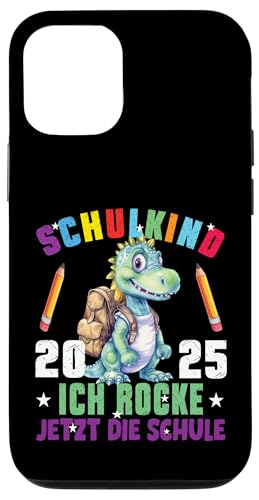 Schulkind 2025 cooler Dino Ich Rocke Jetzt Die Schule Kinder Hülle für iPhone 12/12 Pro Schulkind 2025 cooler Dino Ich Rocke Jetzt Die Schule Kinder Hülle für iPhone 12/12 Pro von Einschulung Kinder Kita Abschied Erstklässler
