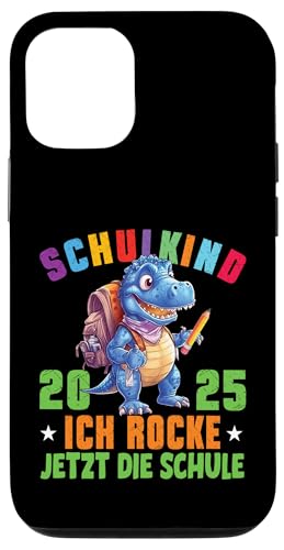 Schulkind 2025 cooler Dino Ich Rocke Jetzt Die Schule Kinder Hülle für iPhone 12/12 Pro Schulkind 2025 cooler Dino Ich Rocke Jetzt Die Schule Kinder Hülle für iPhone 12/12 Pro von Einschulung Kinder Kita Abschied Erstklässler