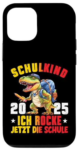 Schulkind 2025 cooler Dino Ich Rocke Jetzt Die Schule Kinder Hülle für iPhone 12/12 Pro Schulkind 2025 cooler Dino Ich Rocke Jetzt Die Schule Kinder Hülle für iPhone 12/12 Pro von Einschulung Kinder Kita Abschied Erstklässler