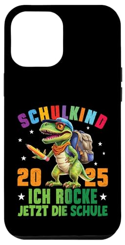 Schulkind 2025 cooler Dino Ich Rocke Jetzt Die Schule Kinder Hülle für iPhone 12 Pro Max Schulkind 2025 cooler Dino Ich Rocke Jetzt Die Schule Kinder Hülle für iPhone 12 Pro Max von Einschulung Kinder Kita Abschied Erstklässler