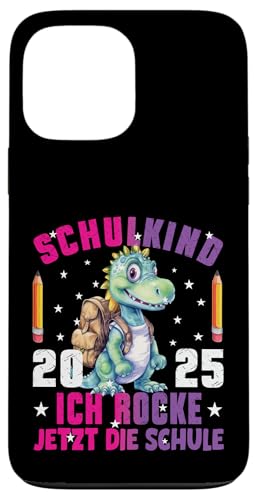 Schulkind 2025 cooler Dino Ich Rocke Jetzt Die Schule Kinder Hülle für iPhone 13 Pro Max Schulkind 2025 cooler Dino Ich Rocke Jetzt Die Schule Kinder Hülle für iPhone 13 Pro Max von Einschulung Kinder Kita Abschied Erstklässler