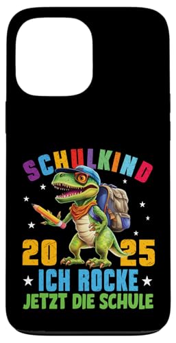 Schulkind 2025 cooler Dino Ich Rocke Jetzt Die Schule Kinder Hülle für iPhone 13 Pro Max Schulkind 2025 cooler Dino Ich Rocke Jetzt Die Schule Kinder Hülle für iPhone 13 Pro Max von Einschulung Kinder Kita Abschied Erstklässler