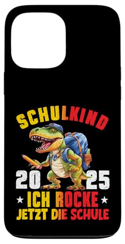 Schulkind 2025 cooler Dino Ich Rocke Jetzt Die Schule Kinder Hülle für iPhone 13 Pro Max Schulkind 2025 cooler Dino Ich Rocke Jetzt Die Schule Kinder Hülle für iPhone 13 Pro Max von Einschulung Kinder Kita Abschied Erstklässler