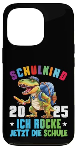 Schulkind 2025 cooler Dino Ich Rocke Jetzt Die Schule Kinder Hülle für iPhone 13 Pro Schulkind 2025 cooler Dino Ich Rocke Jetzt Die Schule Kinder Hülle für iPhone 13 Pro von Einschulung Kinder Kita Abschied Erstklässler