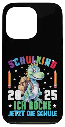 Schulkind 2025 cooler Dino Ich Rocke Jetzt Die Schule Kinder Hülle für iPhone 13 Pro Schulkind 2025 cooler Dino Ich Rocke Jetzt Die Schule Kinder Hülle für iPhone 13 Pro von Einschulung Kinder Kita Abschied Erstklässler
