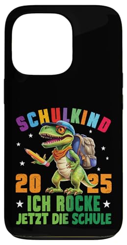 Schulkind 2025 cooler Dino Ich Rocke Jetzt Die Schule Kinder Hülle für iPhone 13 Pro Schulkind 2025 cooler Dino Ich Rocke Jetzt Die Schule Kinder Hülle für iPhone 13 Pro von Einschulung Kinder Kita Abschied Erstklässler