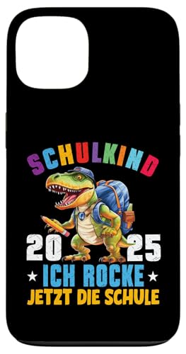 Schulkind 2025 cooler Dino Ich Rocke Jetzt Die Schule Kinder Hülle für iPhone 13 Schulkind 2025 cooler Dino Ich Rocke Jetzt Die Schule Kinder Hülle für iPhone 13 von Einschulung Kinder Kita Abschied Erstklässler