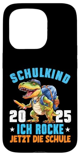 Schulkind 2025 cooler Dino Ich Rocke Jetzt Die Schule Kinder Hülle für iPhone 15 Pro Schulkind 2025 cooler Dino Ich Rocke Jetzt Die Schule Kinder Hülle für iPhone 15 Pro von Einschulung Kinder Kita Abschied Erstklässler