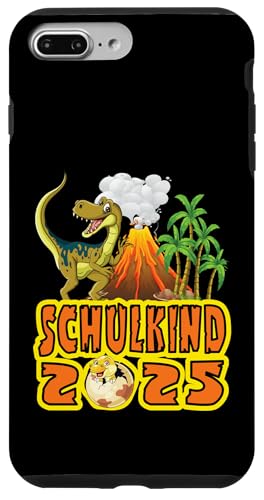 Schulkind 2025 cooler Dino Ich Rocke Jetzt Die Schule Kinder Hülle für iPhone 7 Plus/8 Plus Schulkind 2025 cooler Dino Ich Rocke Jetzt Die Schule Kinder Hülle für iPhone 7 Plus/8 Plus von Einschulung Kinder Kita Abschied Erstklässler